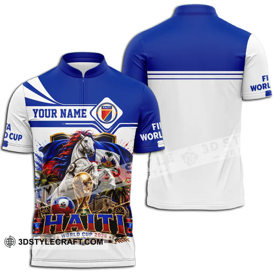 Unisex Shirt - Custom Haiti World Cup 2026 Shirt style option 2