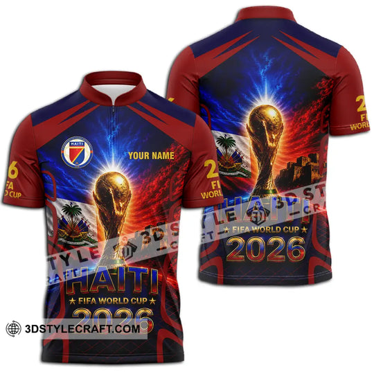 Unisex Shirt - Custom Haiti World Cup 2026 Shirt style option 2