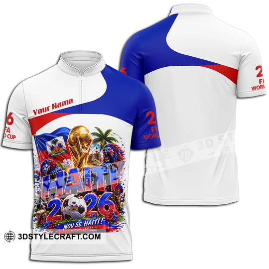 Unisex Shirt - Custom Haiti World Cup 2026 Shirt style option 2
