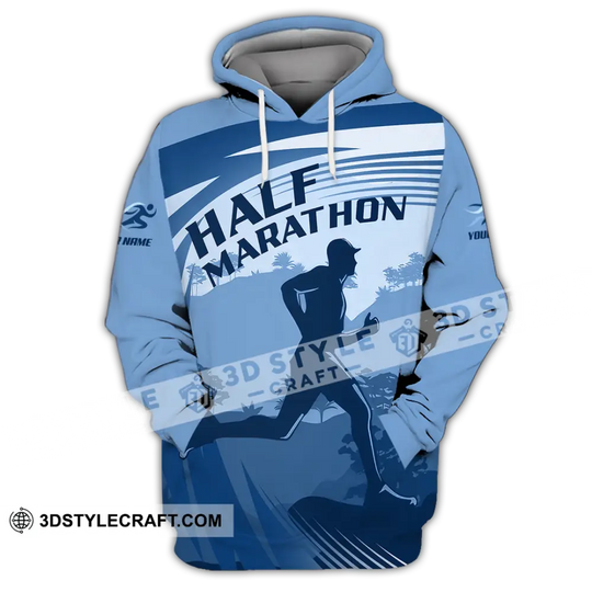 Unisex Shirt - Custom Half Marathon Run 3D Shirt style option 2