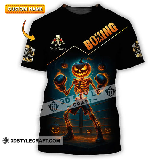 Unisex Shirt - Custom Halloween Boxing Lover Sport Shirt style option 1