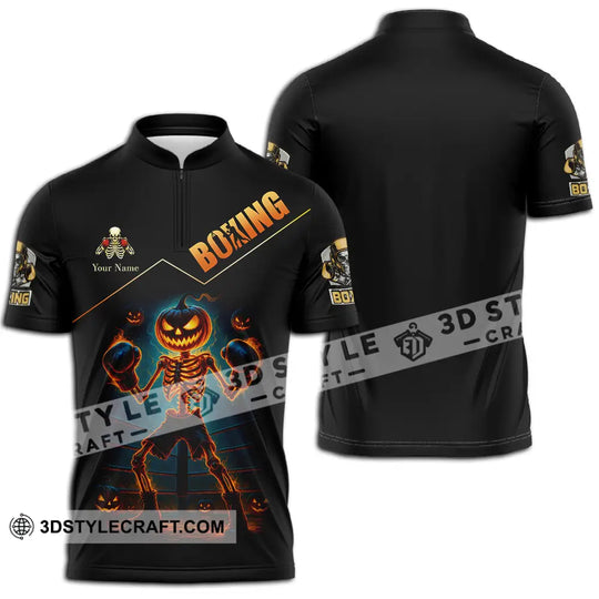 Unisex Shirt - Custom Halloween Boxing Lover Sport Shirt style option 2