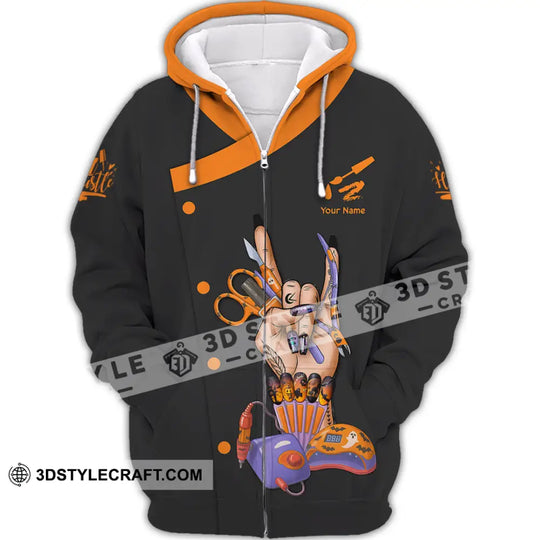 Unisex Shirt - Custom Halloween Nails Artist Shirt style option 2