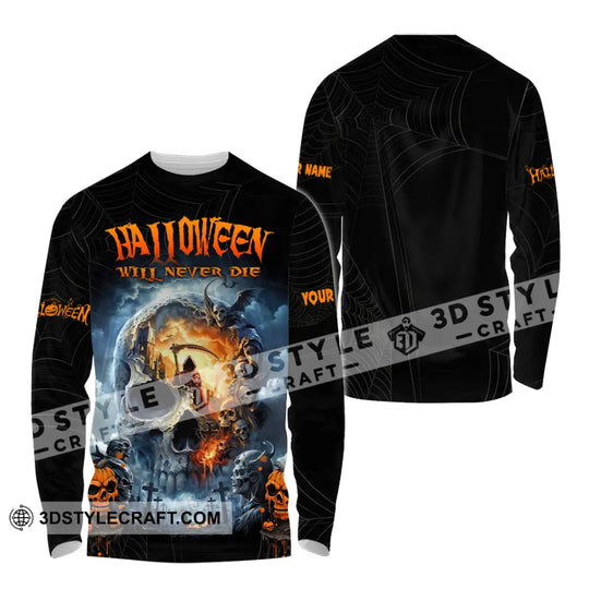 Unisex Shirt - Custom Halloween Will Never Die Shirt style option 4