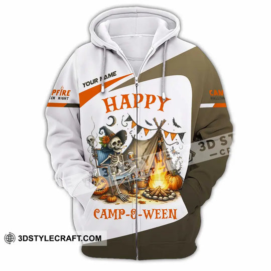 Unisex Shirt - Custom Happy Camp-O-Ween, Halloween Camping Shirt style option 3