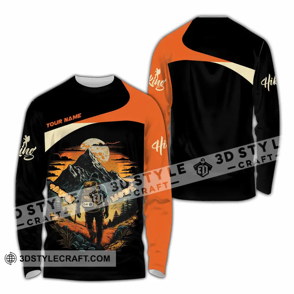 Unisex Shirt Custom Hiking Shirt Long Sleeve Shirt / S T shirt