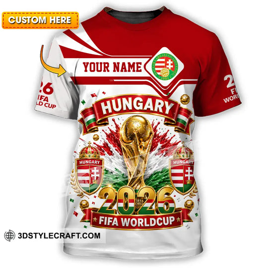 Unisex Shirt - Custom Hungary World Cup 2026 Shirt style option 1