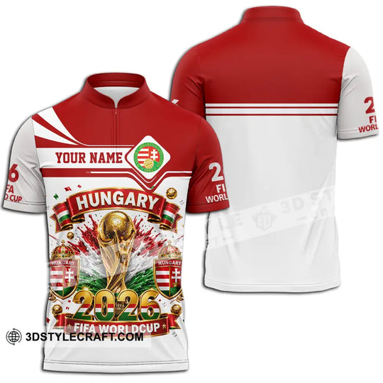 Unisex Shirt - Custom Hungary World Cup 2026 Shirt style option 2