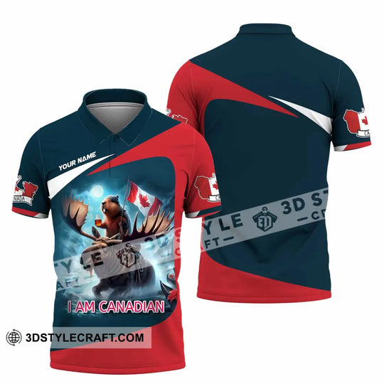 Unisex Shirt - Custom I Am Canadian Shirt style option 2