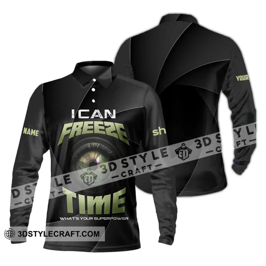 Unisex Shirt - Custom I Can Freeze Time Shirt style option 4