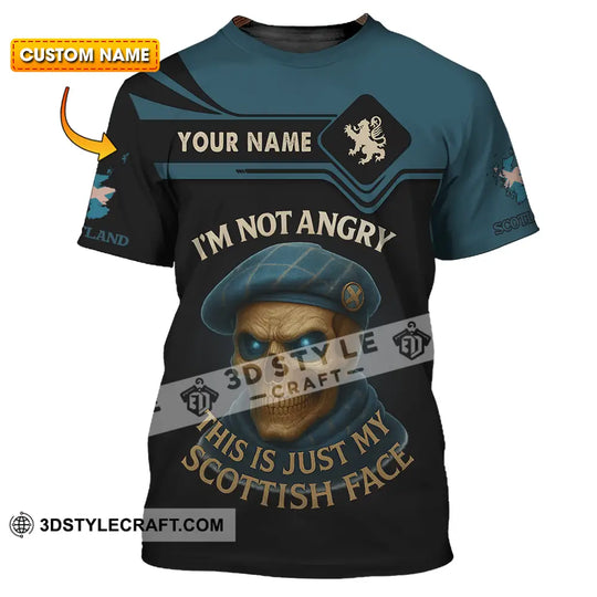 Unisex Shirt - Custom I'm Not Angry This Is Just My Scottish Face Shirt style option 1