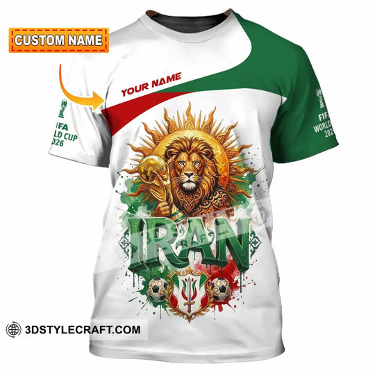 Unisex Shirt - Custom Iran World Cup 2026 3D Shirt style option 1