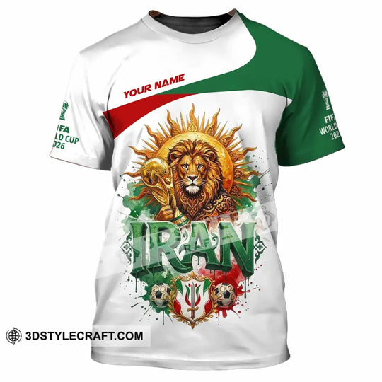 Unisex Shirt - Custom Iran World Cup 2026 3D Shirt style option 4