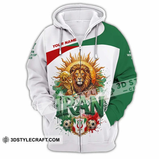 Unisex Shirt - Custom Iran World Cup 2026 3D Shirt style option 3