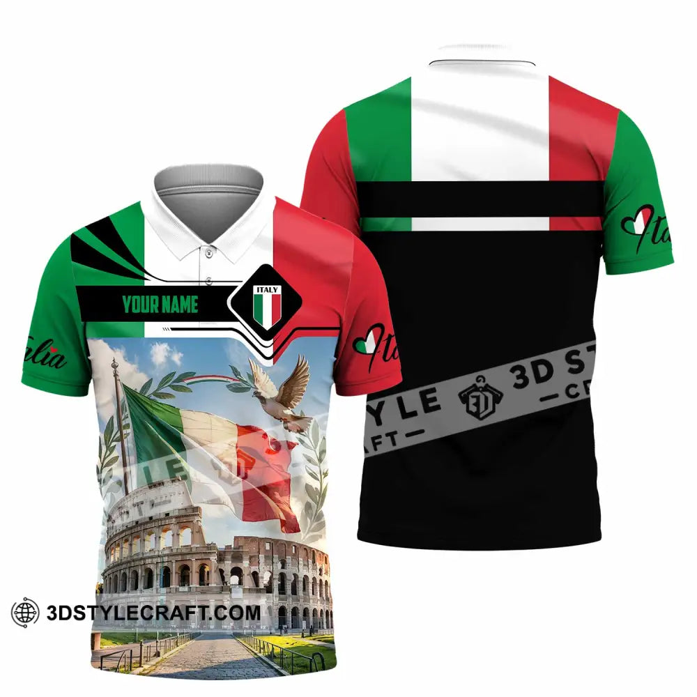 Unisex Shirt - Custom Italy 3D Shirt - Polo Shirt / S - T-shirt