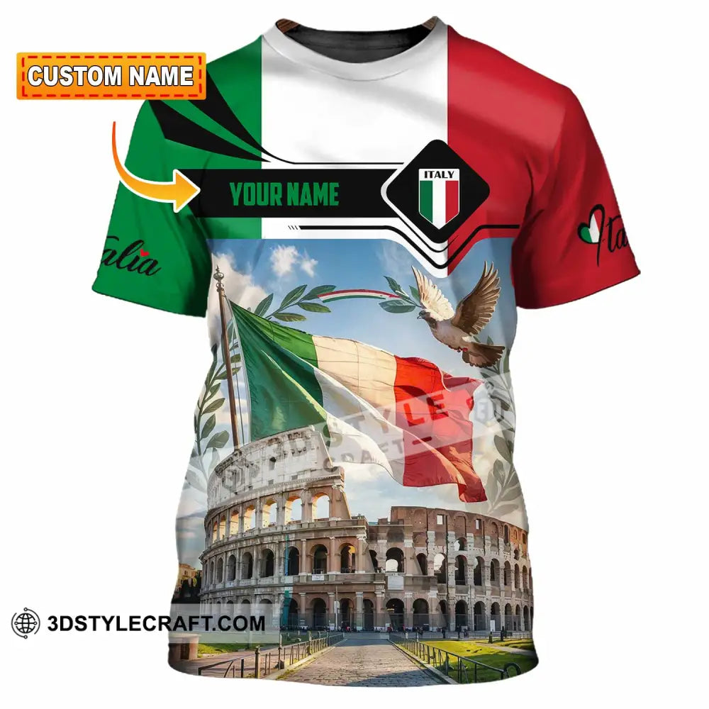 Unisex Shirt - Custom Italy 3D Shirt - T-shirt