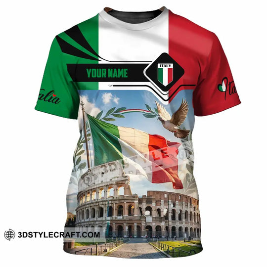 Unisex Shirt - Custom Italy 3D Shirt style option 4