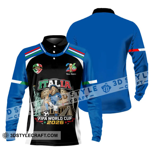 Unisex Shirt - Custom Italy World Cup 2026 Shirt style option 4