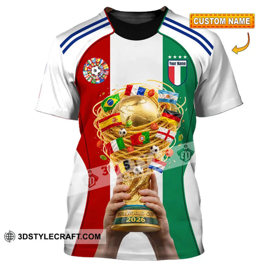 Unisex Shirt - Custom Italy World Cup 2026 Shirt style option 1