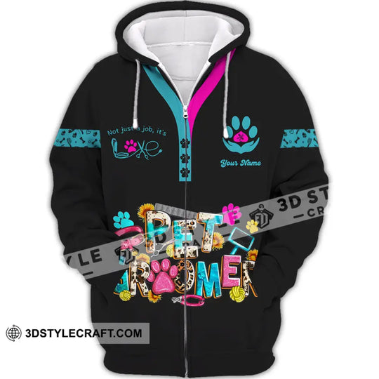 Unisex Shirt - Custom It's Not Just A Job, It's Love, Pet Groomer Shirt style option 2