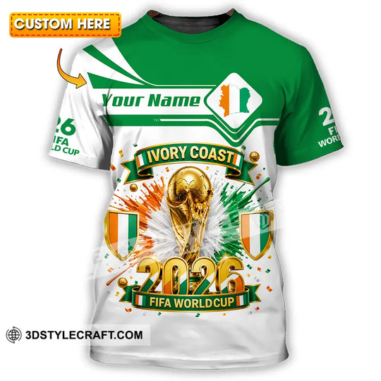 Unisex Shirt - Custom Ivory Coast World Cup 2026 Shirt style option 1