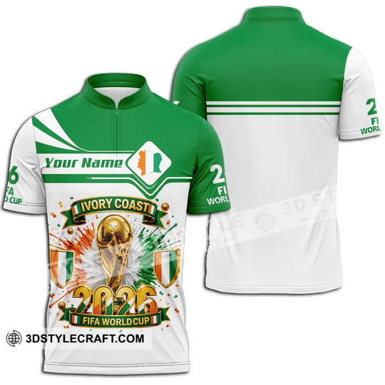 Unisex Shirt - Custom Ivory Coast World Cup 2026 Shirt style option 2