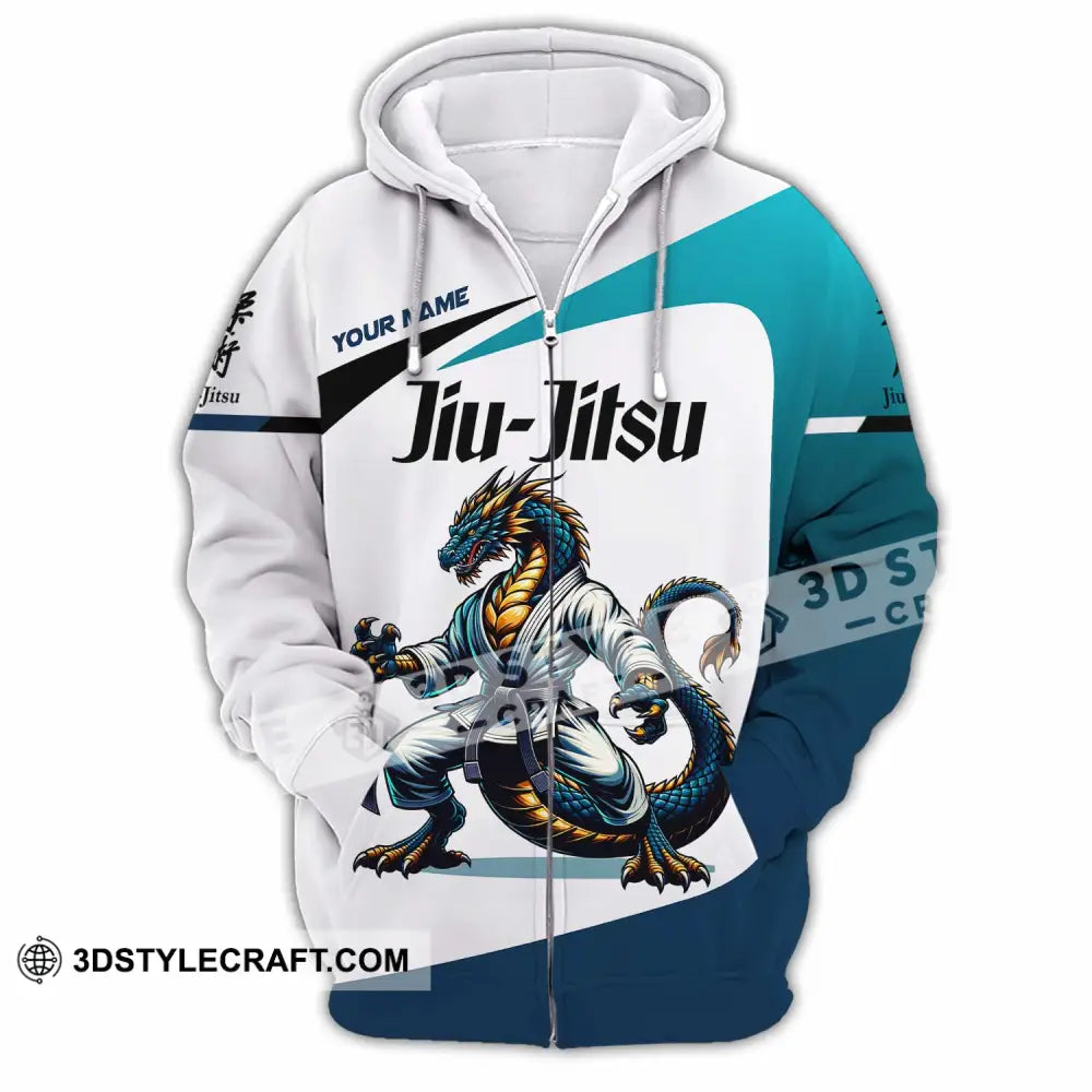 Unisex Shirt - Custom Jiu Jitsu 3D Shirt Zipper Hoodie / S T-shirt