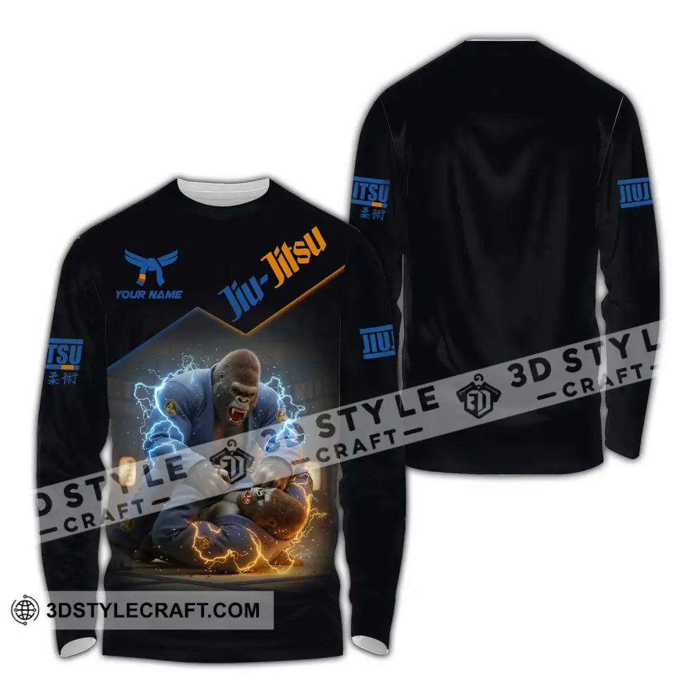 Unisex Shirt - Custom Jiu Jitsu Shirt Long Sleeve Shirt / S T-shirt