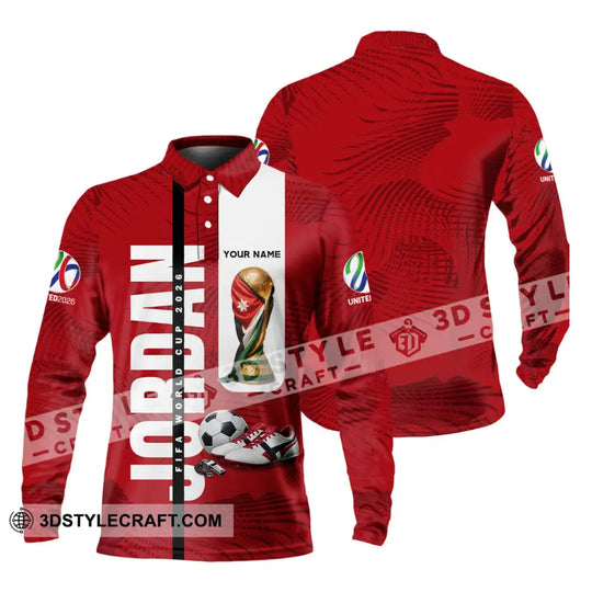 Unisex Shirt - Custom Jordan World Cup 2026 3D Shirt style option 4
