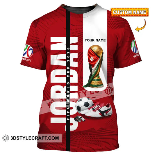 Unisex Shirt - Custom Jordan World Cup 2026 3D Shirt style option 1