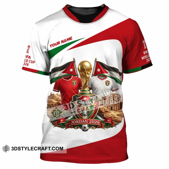 Unisex Shirt - Custom Jordan World Cup 2026 3D Shirt style option 2