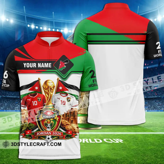 Unisex Shirt - Custom Jordan World Cup 2026 3D Shirt style option 2