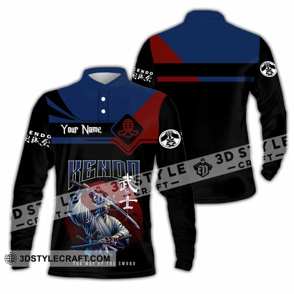 Unisex Shirt Custom Kendo The Way Of The Sword Shirt Long Sleeve Polo / S T shirt