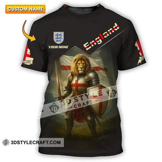 Unisex Shirt - Custom Lion Warrior England Shirt style option 1