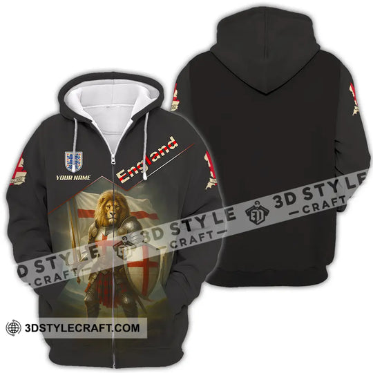 Unisex Shirt - Custom Lion Warrior England Shirt style option 4
