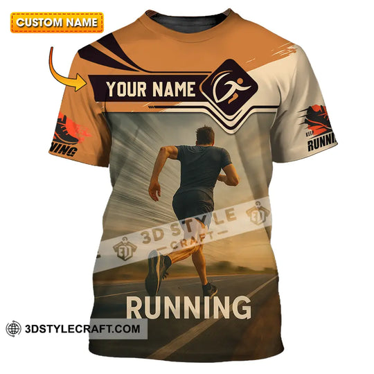 Unisex Shirt - Custom Love Running Shirt style option 1