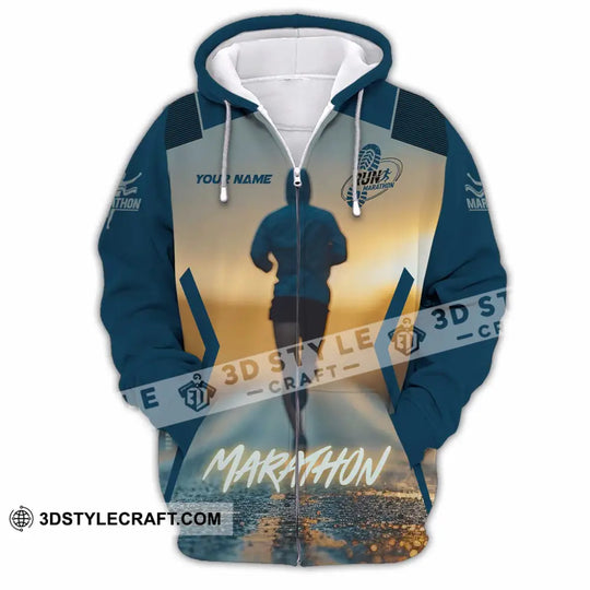Unisex Shirt - Custom Marathon 3D Shirt style option 4