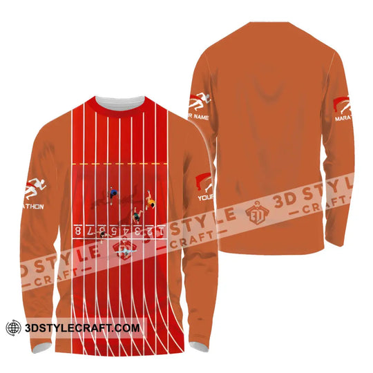 Unisex Shirt - Custom Marathon Running Lover Sport Shirt style option 4