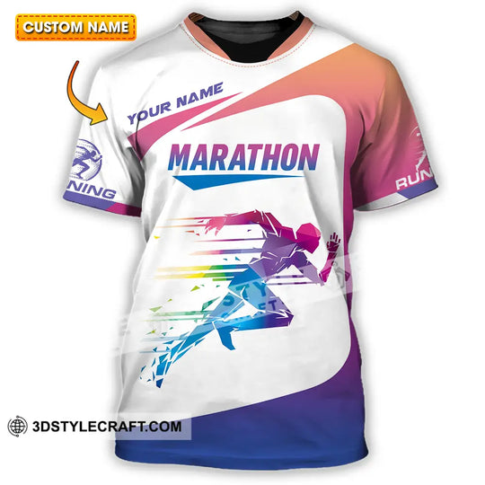 Unisex Shirt - Custom Marathon Running Lover Sport Shirt style option 1