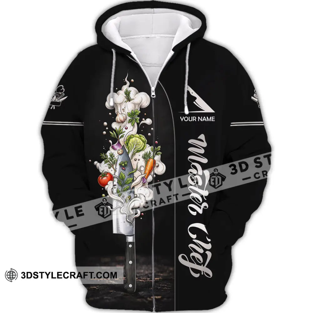 Unisex Shirt - Custom Master Chef Shirt - Zipper Hoodie / S - T-shirt