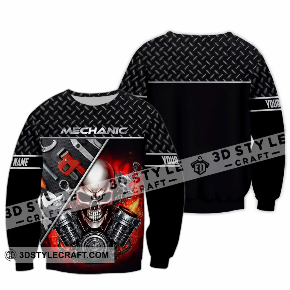 Unisex Shirt Custom Mechanic Shirt Long Sleeve / S T shirt