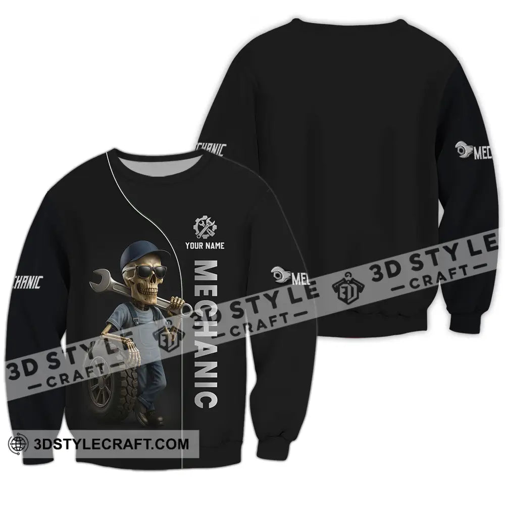 Unisex Shirt Custom Mechanic Shirt Long Sleeve / S T shirt