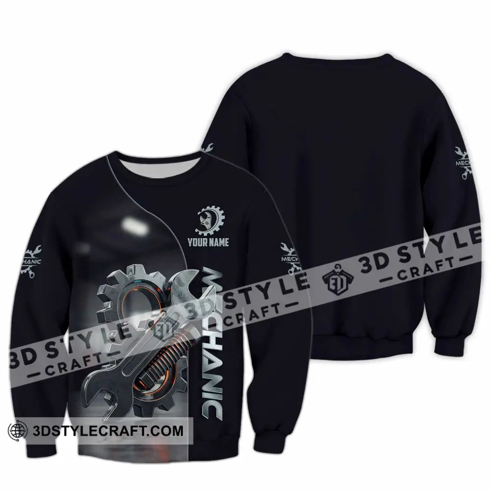 Unisex Shirt Custom Mechanic Shirt Long Sleeve / S T shirt