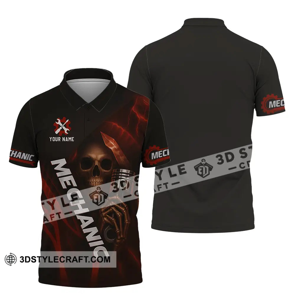Unisex Shirt Custom Mechanic Shirt Polo Shirt / S T shirt
