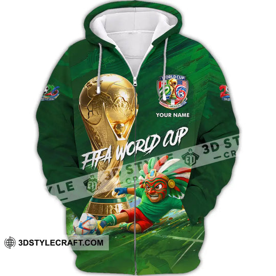 Unisex Shirt - Custom Mexico FIFA World Cup 2026 3D Shirt style option 3