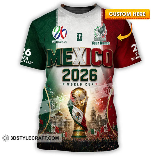 Unisex Shirt - Custom Mexico World Cup 2026 Shirt style option 1