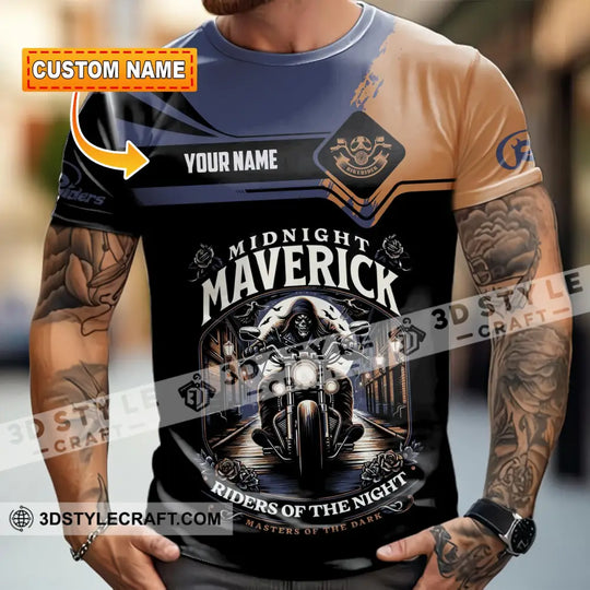 Unisex Shirt - Custom Midnight Maverick Riders Of The Night Shirt style option 1