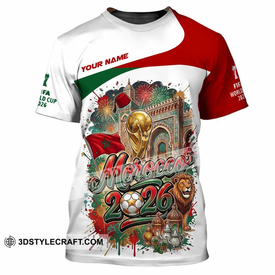 Unisex Shirt - Custom Morocco World Cup 2026 Shirt style option 2