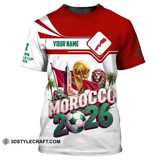 Unisex Shirt - Custom Morocco World Cup 2026 Shirt style option 2