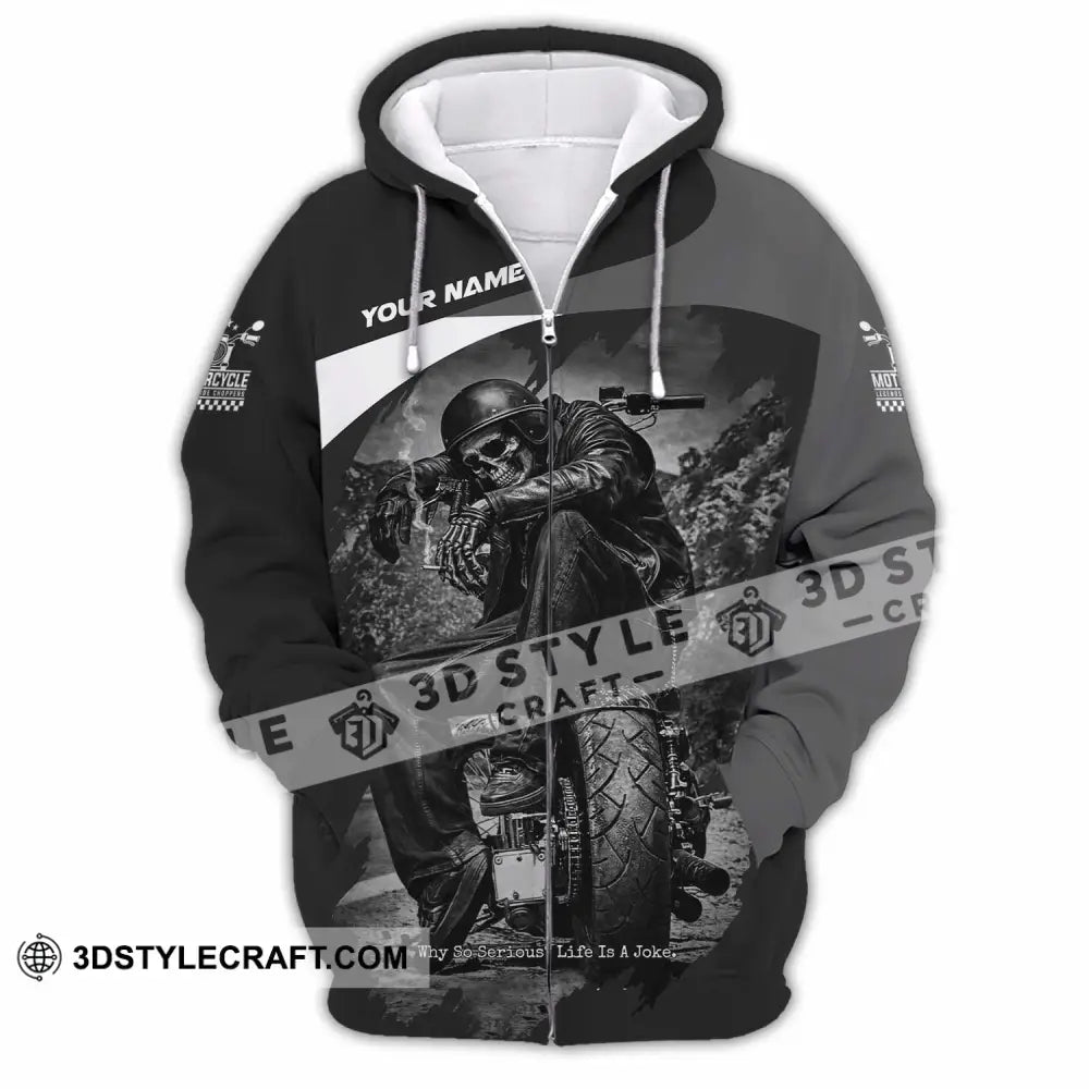 Unisex Shirt - Custom Motorcycle Shirt - Zipper Hoodie / S - T-shirt